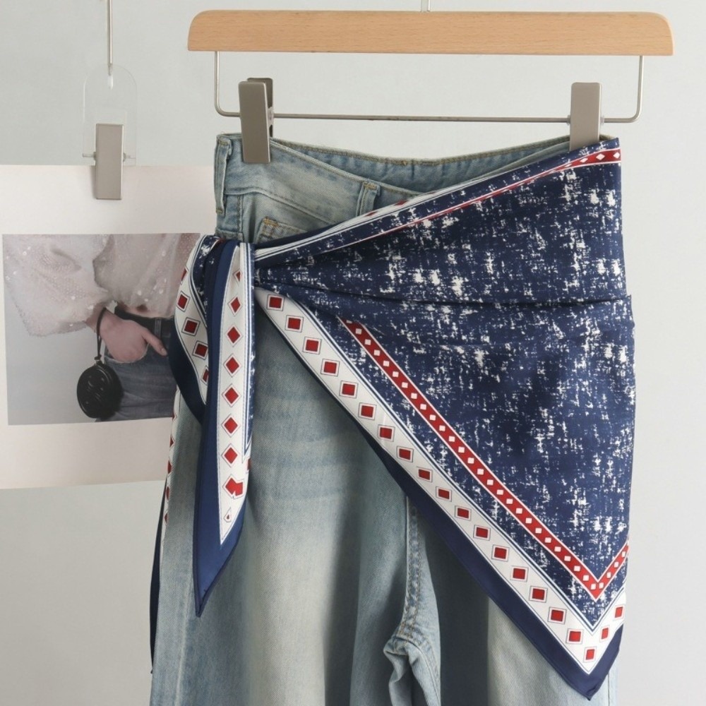 新作サテン製レディーススカーフ、衣類アクセサリー、装飾、タイ - Summer Clothing Wraps のレビューと価格
